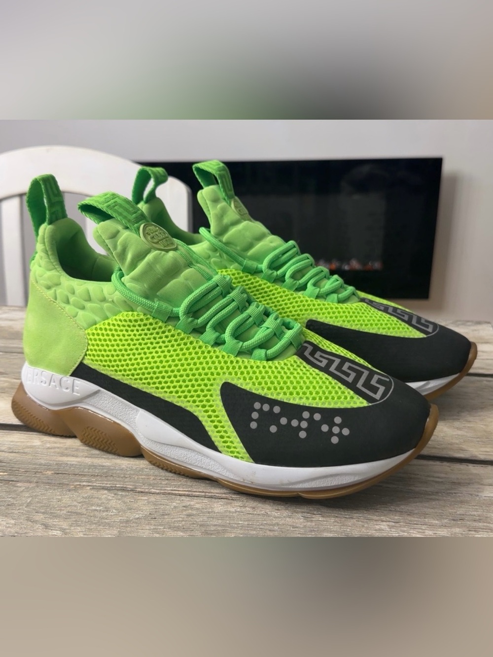 AUTHENTIC Versace Chain Reaction Sneakers